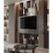 Ejoy Mocha Brown Slat Wood Panels for Walls - Sleek, 4PK WC7G_013 - alternate 3
